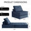 Canapé futon 66,6 po-133287624