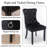 7 Pieces Modern Farmhouse Black Round Dining Set with Mid-century High-end Tufted Dining Chair Set for 6-1225379545-1225379544-1225379546