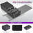 Deck Box With Dice Tray, 5 In 1 Commander Deck Box Fits 840+...