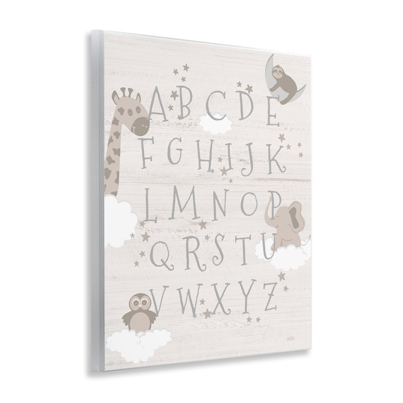 «Neutral Beige Alphabet» par Natalie Carpentieri