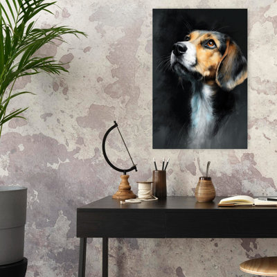 Beagle Dog Contemporary Dog Animal, art mural