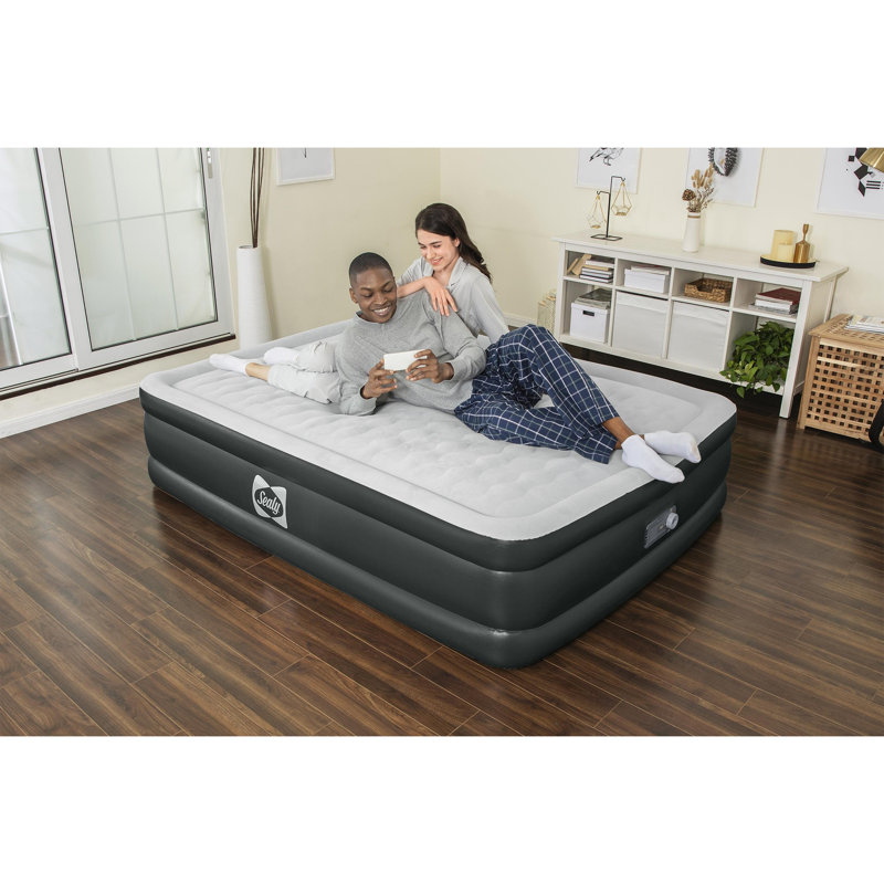 Sealy Tritech  20" Air Mattress Bed 2 Person with Built-In AC Pump, 2 Pack, Queen