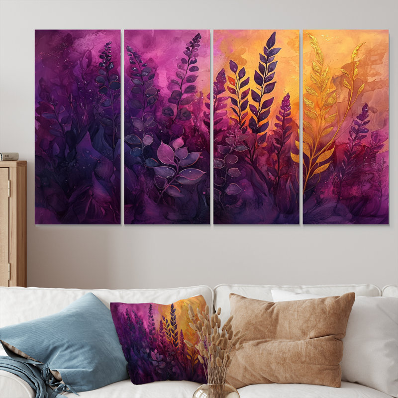 Jaafar - Succulent Wall Art - Décoration murale, 4, H 28 po x l 48 po