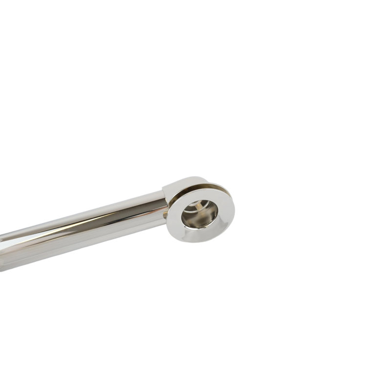 Toe Tap Extended Waste and Overflow Tub Drain P0007E by Strom Living, Polished Nickel