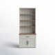 Bryden Narrow Storage Bookcase
