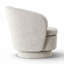 Fauteuil demi-tonneau pivotant rembourré (ensemble de 2)-1611013334