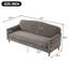 Canapé en chenille néo-classique Bellamont-468976983