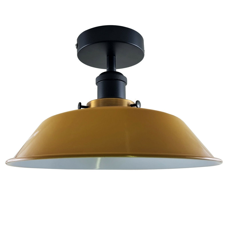 Lederer Flush Mount, Yellow