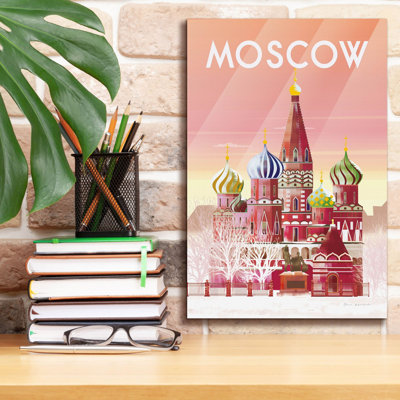 «Moscow» par Omar Escalante, art mural sur toile