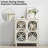 Fierro 2-Door Sideboard with Tempered Glass & Shelf Storage