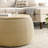 Natural Round Storage - 2 In 1, End Table & Seat Merge, Handmade With Plastic Upholstery, 25.5"X25.5"X14.5", 23Lbs, 250Lbs Capacity, Fully Assembled 1 Round, Color, Can Be Used As , 25.5X25.5X14.5