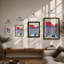 Warped Landscape Forms Abstract - Framed Print-262667580-262667520