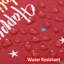 Waterproof & Washable Red Christmas Tablecloth -Rectangular Holiday Table Cover - mark Resistant 180GSM Polyester - Reindeer Design for Indoor & Outdoor Kitchen, Dining Room, Party Decor-1546026564