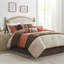 Ensemble d'édredon 7 pièces en faux suède Coral Queen-121790562