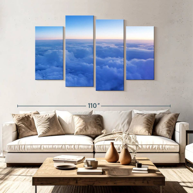 Alvord Blue Sky Clouds, 54'' H x 84'' W