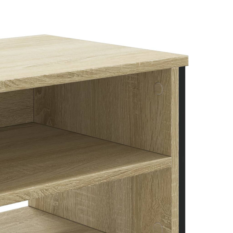 Andan Unfinished TV Stand, Sonoma Oak, 122cm