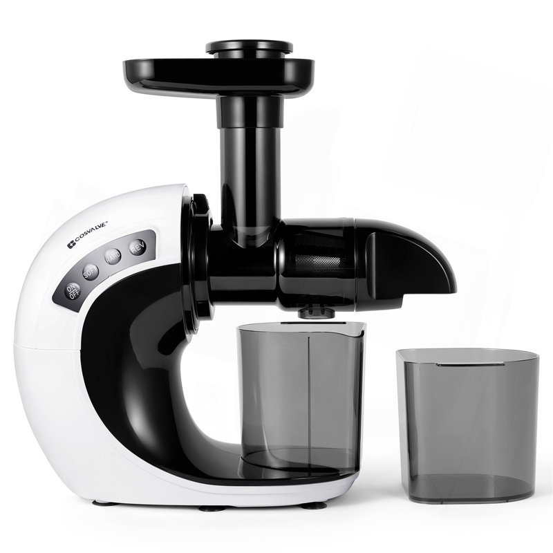Slow Juicer - fruits et légumes, Noir / blanc