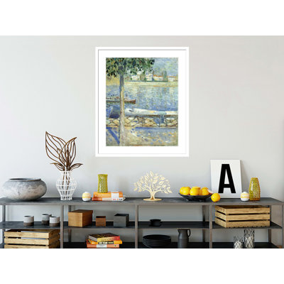 The Seine at Saint-Cloud by Edvard Munch -Framed Giclee Print