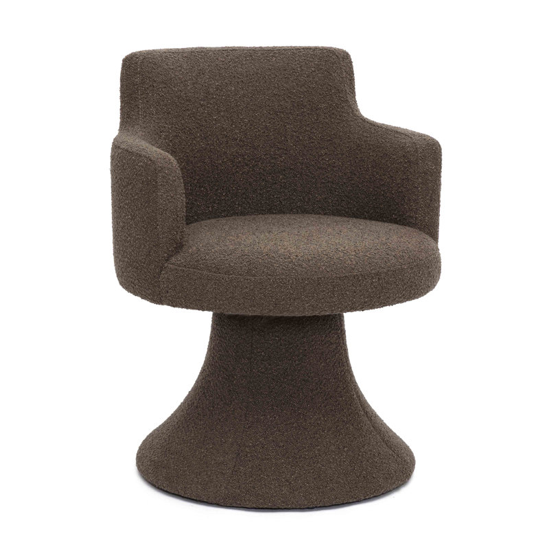 Chaise pivotante chocolat, Chocolat / Brun