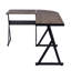 Mckain L-Shaped Metal Base Writing Desk