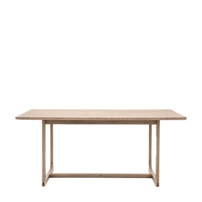 Absalat Oak Solid Wood Base Dining Table