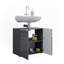 Mair 60cm Single Bathroom Vanity Base Only in Anthracite