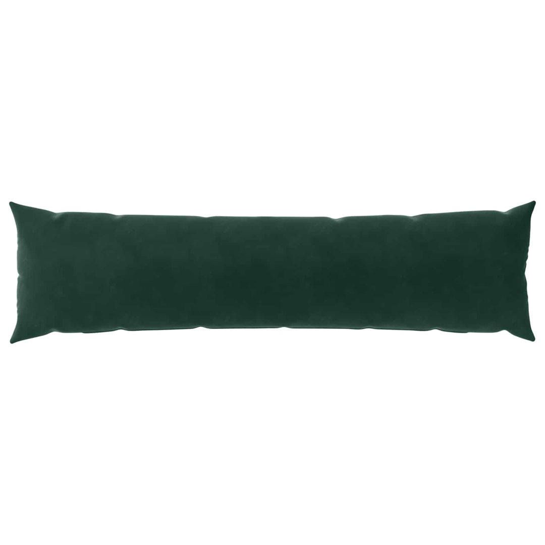 vidaXL - Cushion Cover - Velvet - Dark Green - 40 x 145 cm - 2 Pack - Image 2