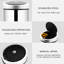 Steel Motion Sensor Rubbish Bin - 50L