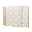 3 Panel Iron Fireplace Screen