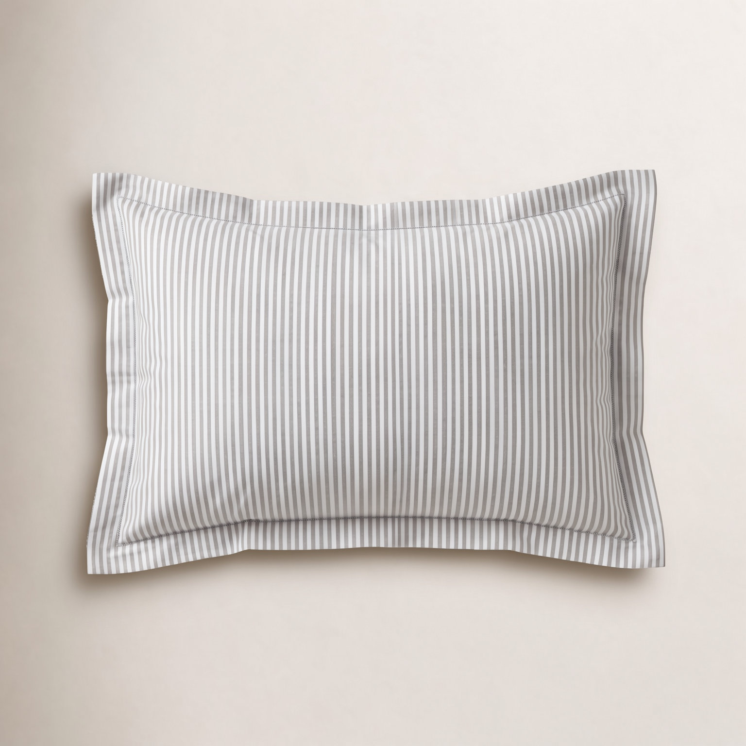 Oakden Cotton Shams, King, Pewter