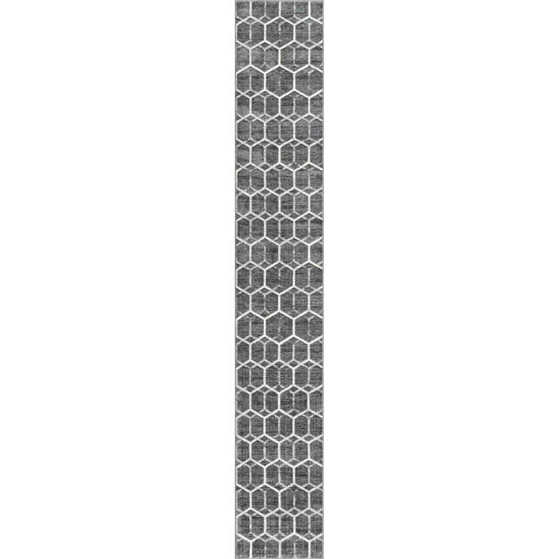 Eshin Abstract Indoor Rug, Runner 2'7" x 16'5"