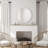 Ayde Round Solid Wood Bead Accent Mirror Home Decoration-1036687207-1052922334