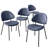 Set Of 4 Mid-Century Modern Dining Chairs-114222571