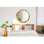 Huldar Glass Flat Wall Mirror