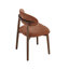 Chaises de salle à manger ergonomiques en bois massif avec revêtement confortable-1735190759-1735190762