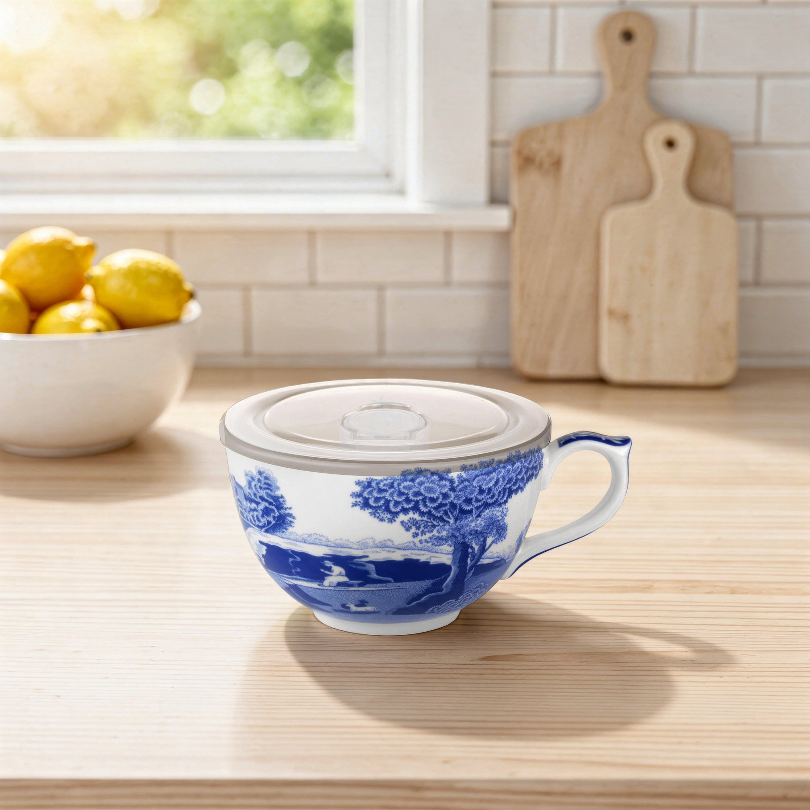 Blue Italian Jumbo Mug