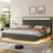 Bocar Standard Platform Bed-170009323-170009322