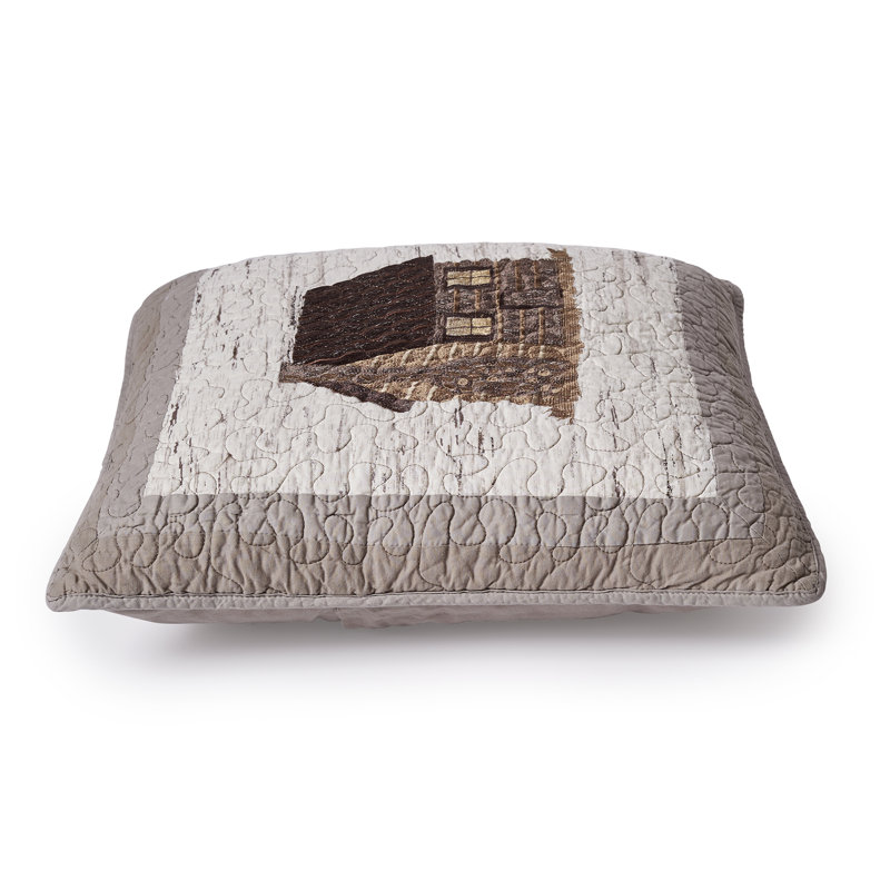 Coussin en coton Birch Forest Cabin