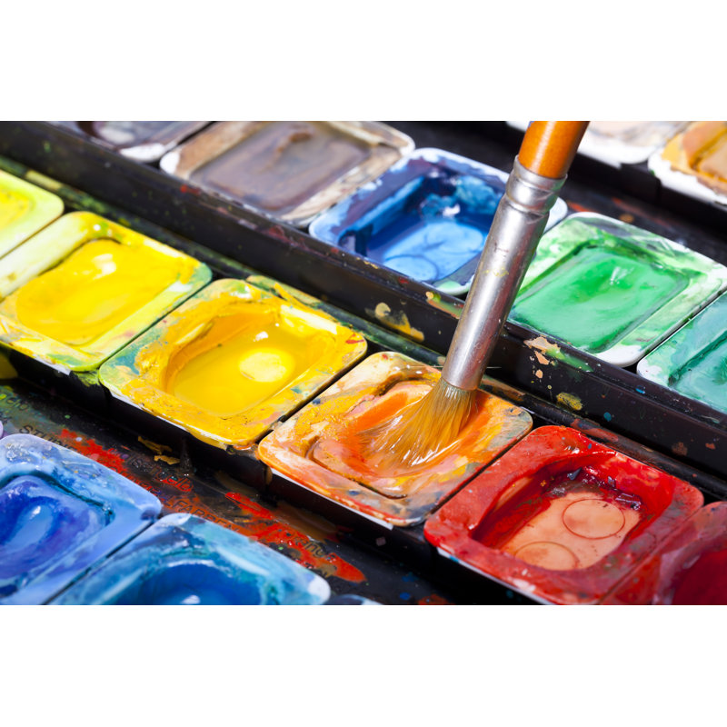Watercolour by Mareandmare - Wrapped Canvas Print, 30cm H x 46cm W x 3.8cm D