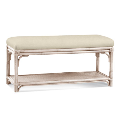 Banc de rangement en osier Summer Retreat