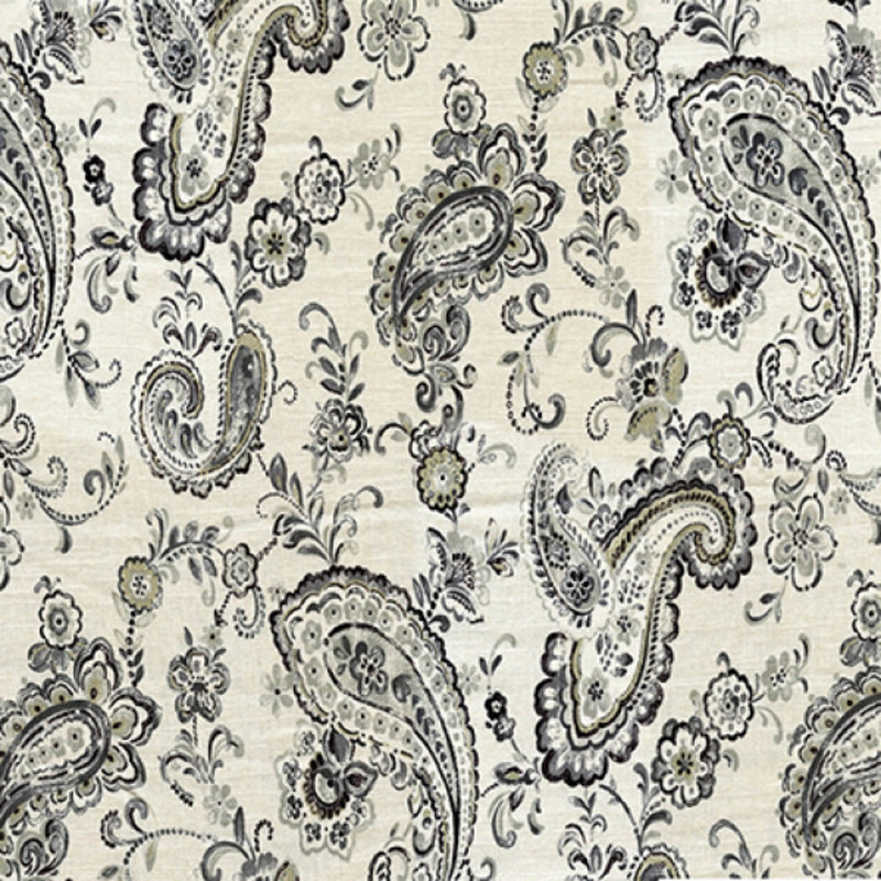 Tissu de lieux exotiques Wesco, Graphite