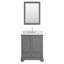 Ensemble de meuble-lavabo simple 30 "avec miroir Deborah-97684478-97684480