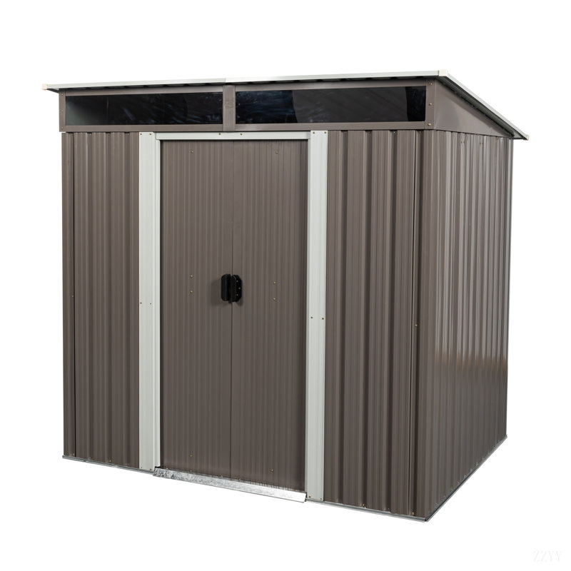 Remise de rangement extérieure en métal