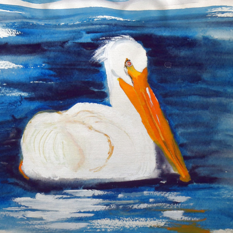 Housse et insert de coussin rectangulaire d'extérieur Spring Creek Pelican, Grand