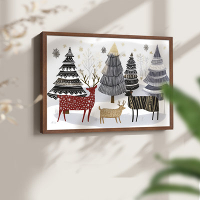 Chirstmas Art-CLXVIII -Framed Print - Restickable