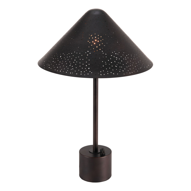 Lampe de table USB en métal Cardo