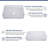17"L x 13"W Tempered Glass Bathroom Sink Rectangular Bathroom Vessel Sink with Pop-up Drain-124049632-124049640