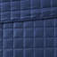Ensemble de literie 8 pièces très grand / très grand bleu marine - édredon et courtepointe de luxe avec détails brodés et rembourrage en microfibre douce