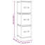 Seagirt Steel 34cm W 3 - Drawer Chest of Drawers