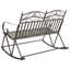Ariauna Iron Outdoor Bench-691777127